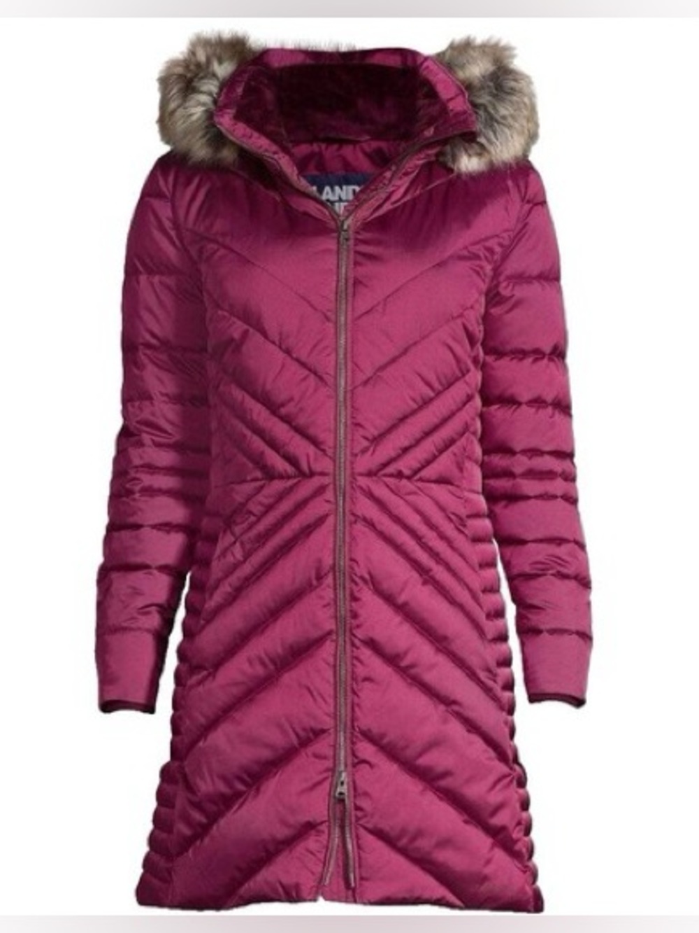 Lands’ End Insulated Cozy Fleece Lined Primaloft Coat